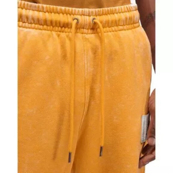 Nike Air Jordan Statement Fleece Sweatpants Men's Size L Taxi Yellow NEW - Picture 5 of 10